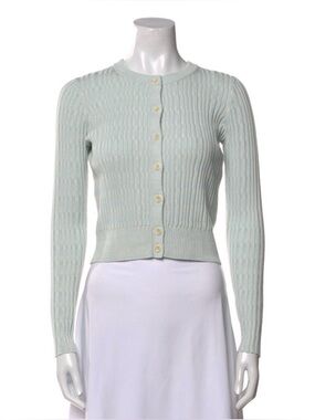 NWOT PROENZA SCHOULER SILK KNIT SPACE DYE CARDIGAN SIZE M